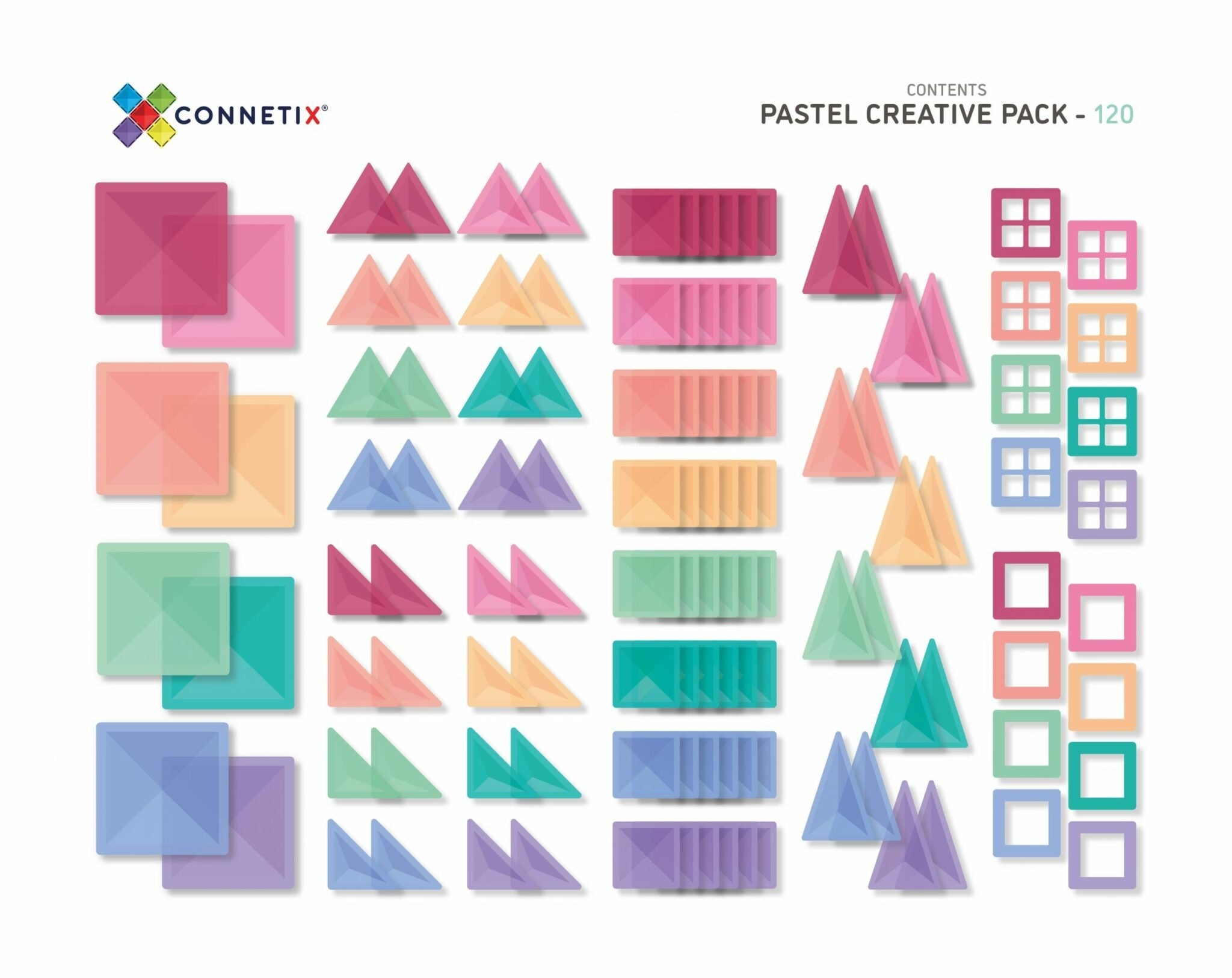Pastel Creative Pack - 120 delig