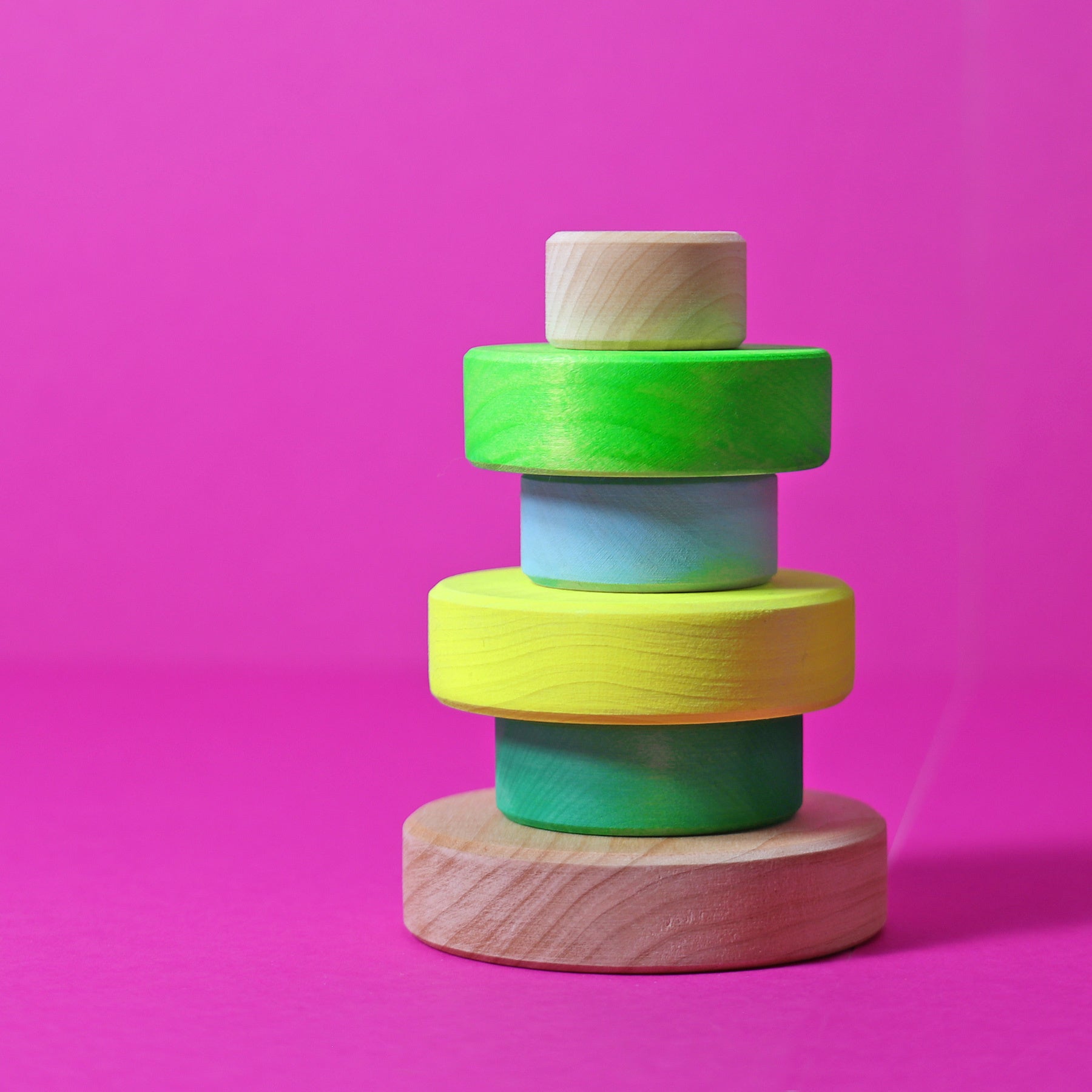 Kleine Stapeltoren - NEON Green