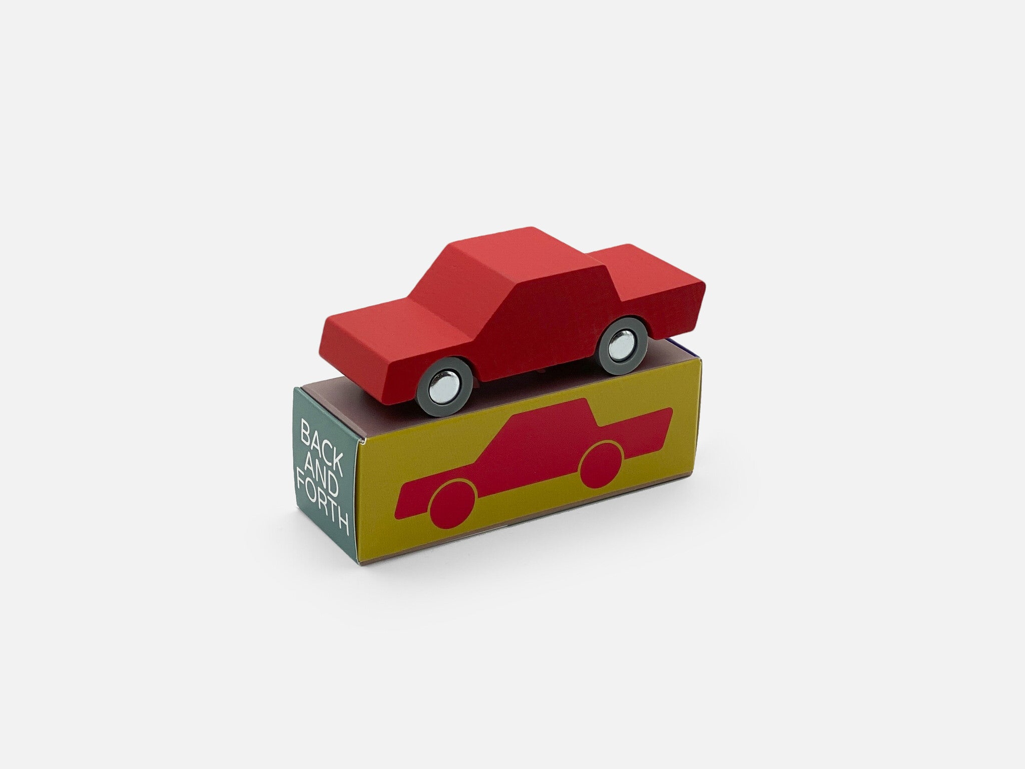 Back and Forth Car - Rood
