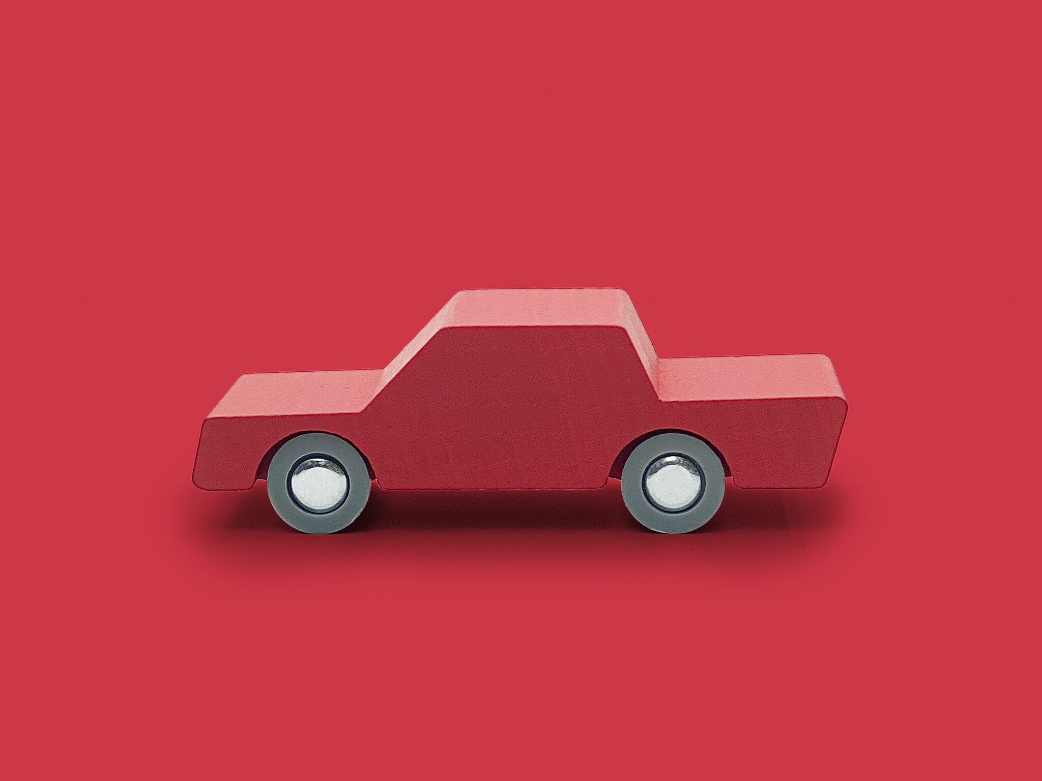 Back and Forth Car - Rood