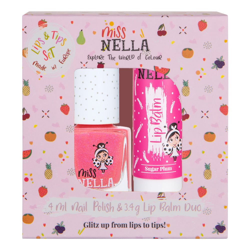 Miss Nella - Duopack Nagellak + XL Lipbalsem