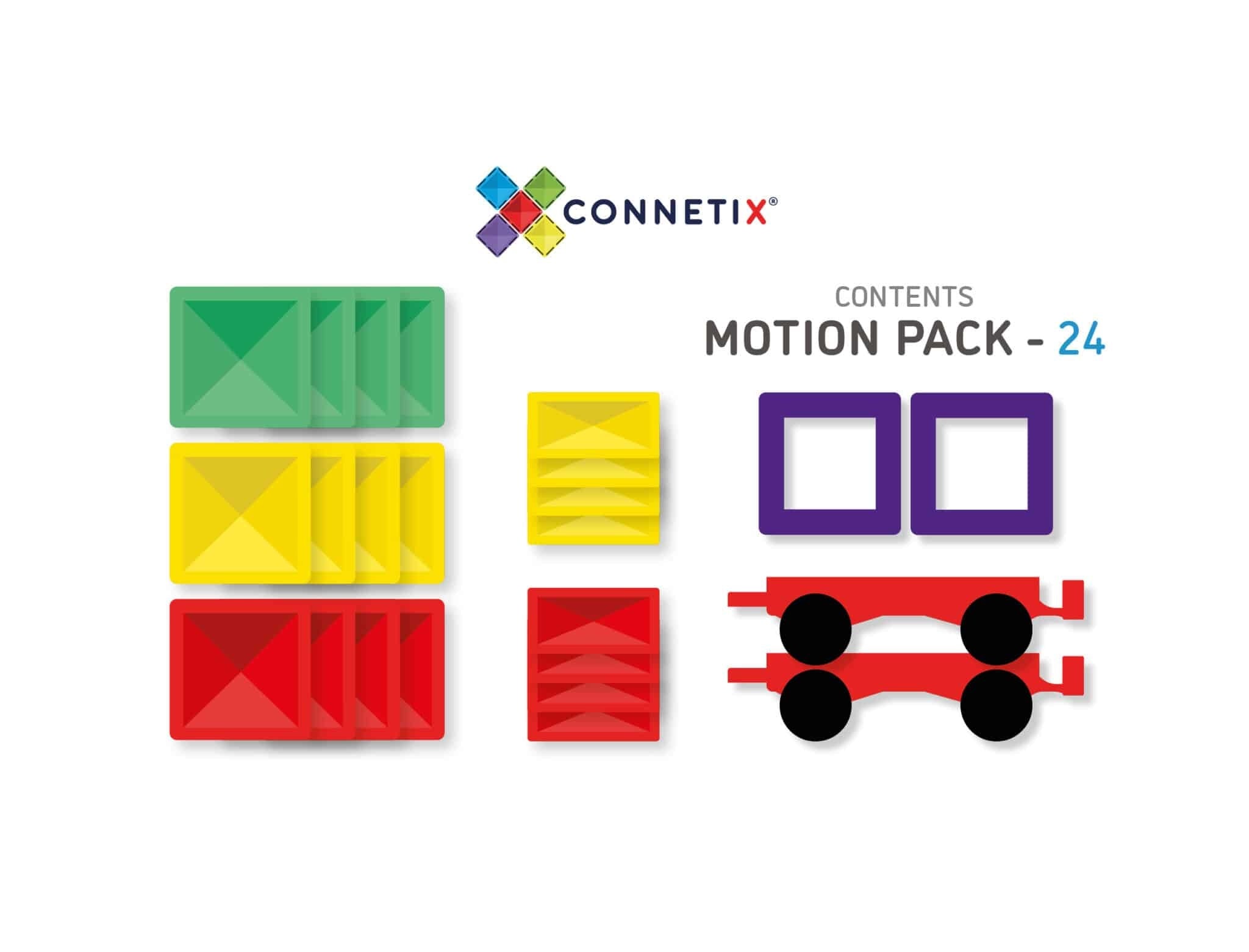 Rainbow Motion pack - 24-delig