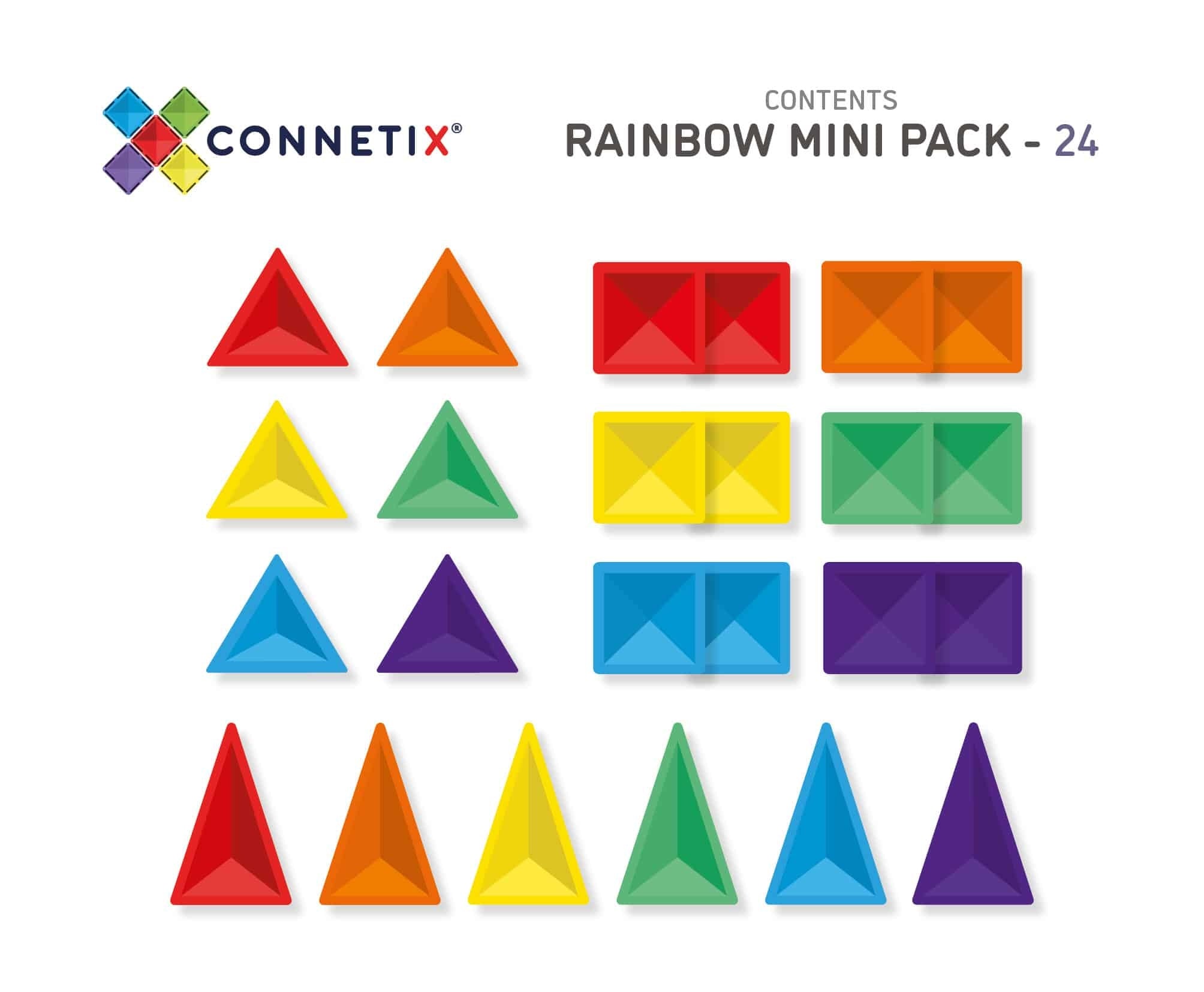 Rainbow Mini pack - 24-delig