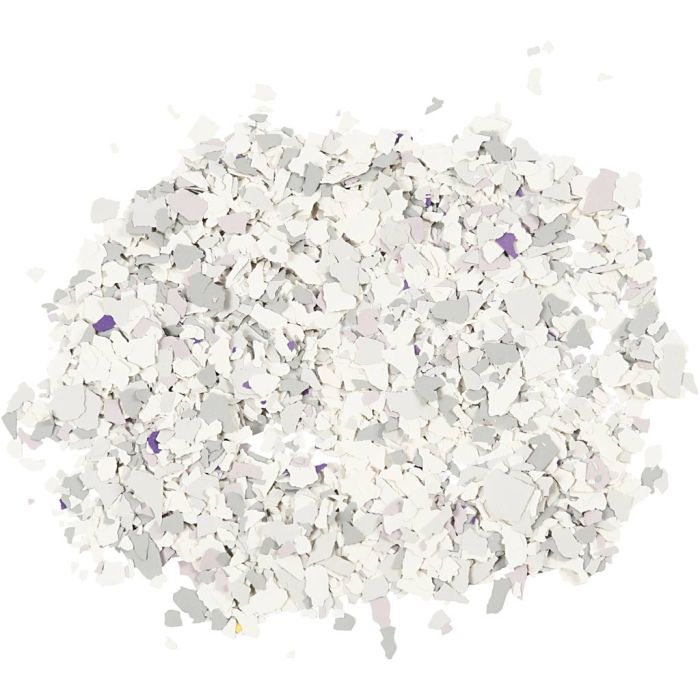 Terrazzo Vlokken, lichtgrijs, 90 gr