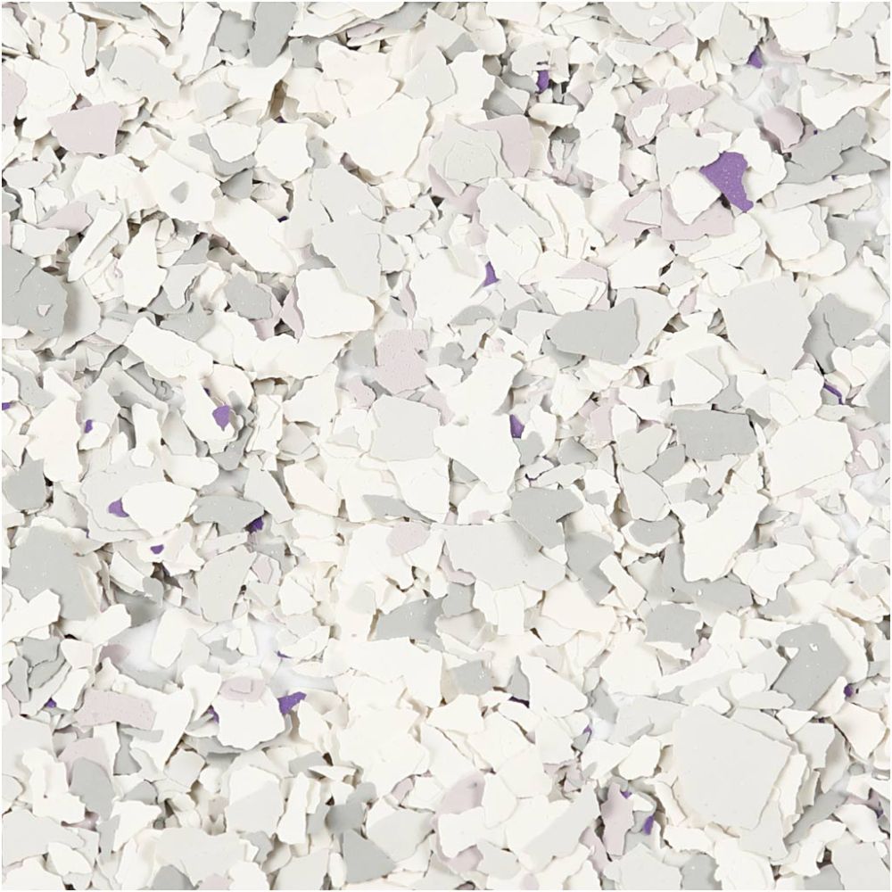 Terrazzo Vlokken, lichtgrijs, 90 gr