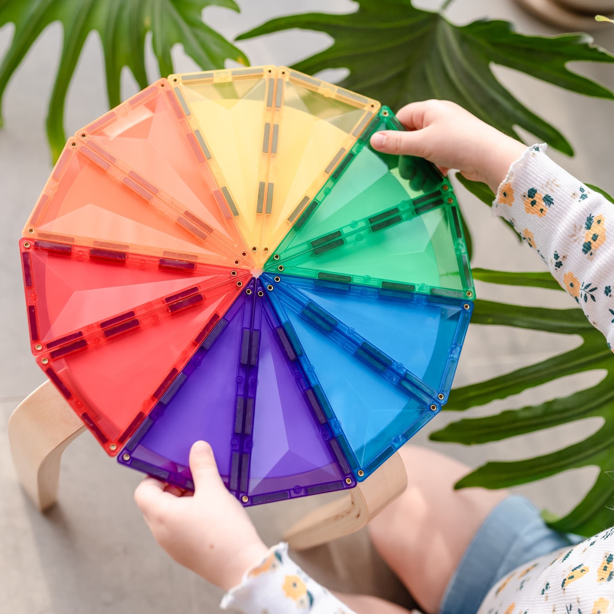 Rainbow Geometry Pack - 30 delig