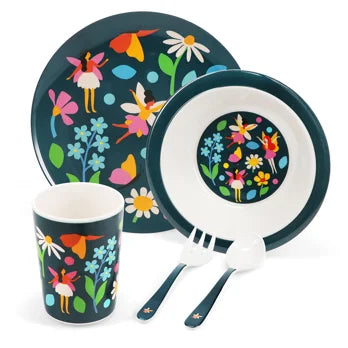 5-delig Kinderservies - Fairies in the Garden