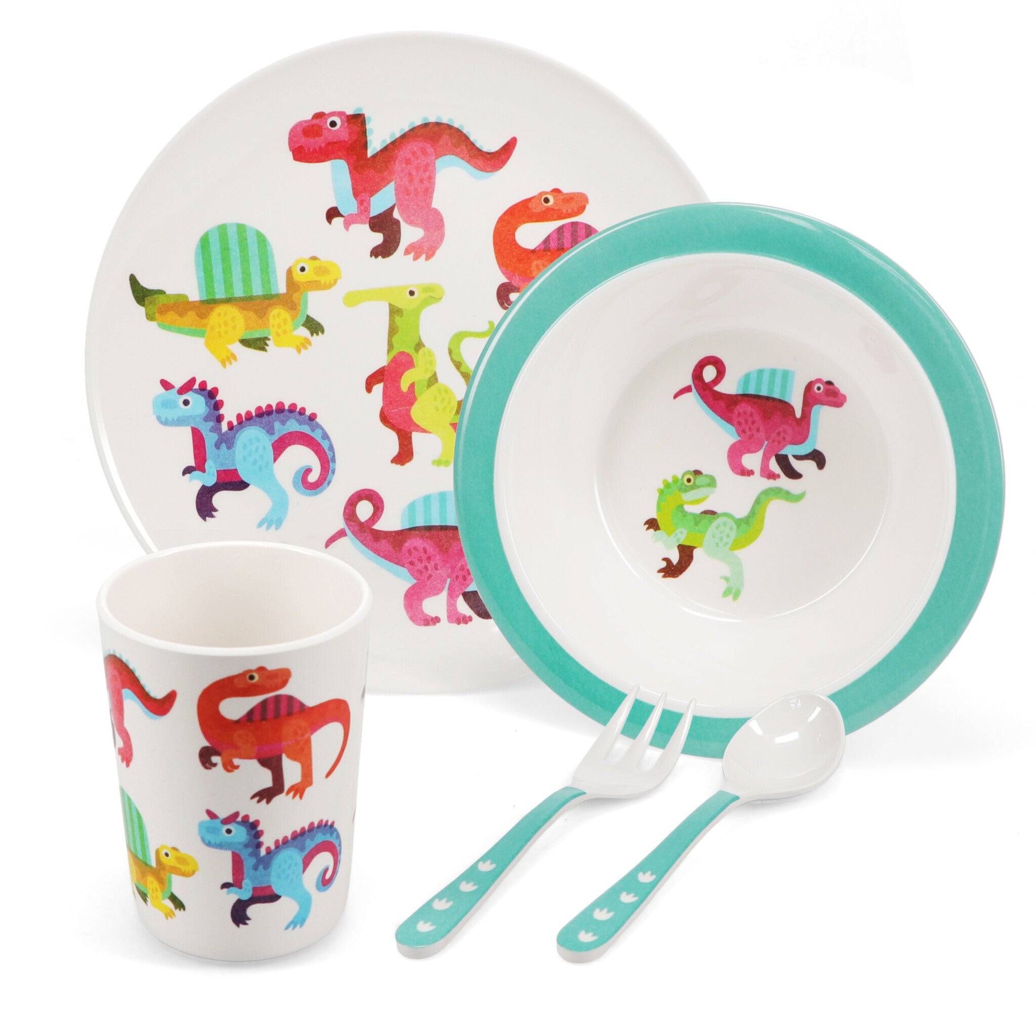 5-delig Kinderservies - Baby Dinos