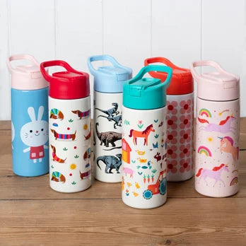 RVS Drinkfles met drinktuit 500ml - Dinosaur