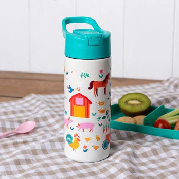 RVS Drinkfles met drinktuit 500ml - Farmyard
