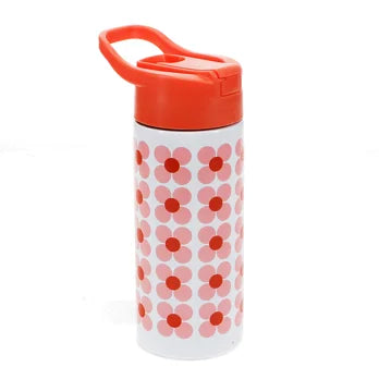 RVS Drinkfles met drinktuit 500ml - Pink Daisy