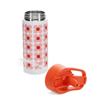 RVS Drinkfles met drinktuit 500ml - Pink Daisy