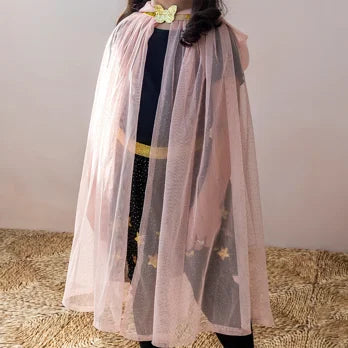 Glitter Cape - Light Pink