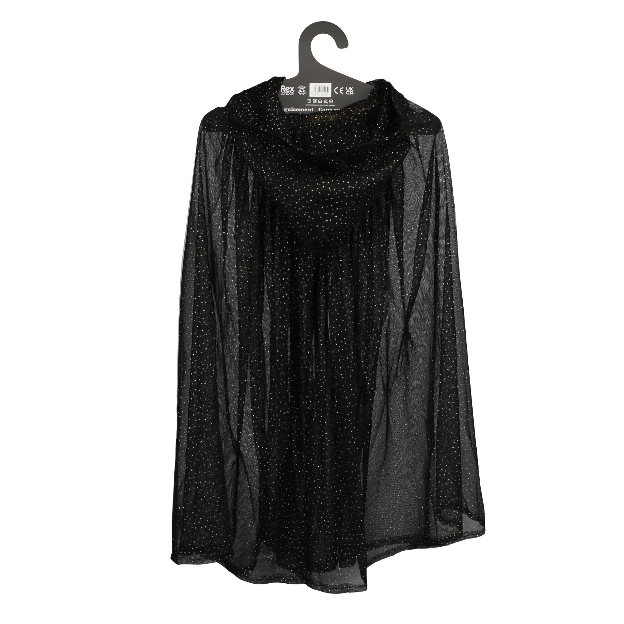 Glitter Cape - Black – Juffrouw Knots