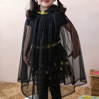 Glitter Cape - Black