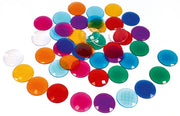 Glitterstenen Maxi Transparant- 60-delig