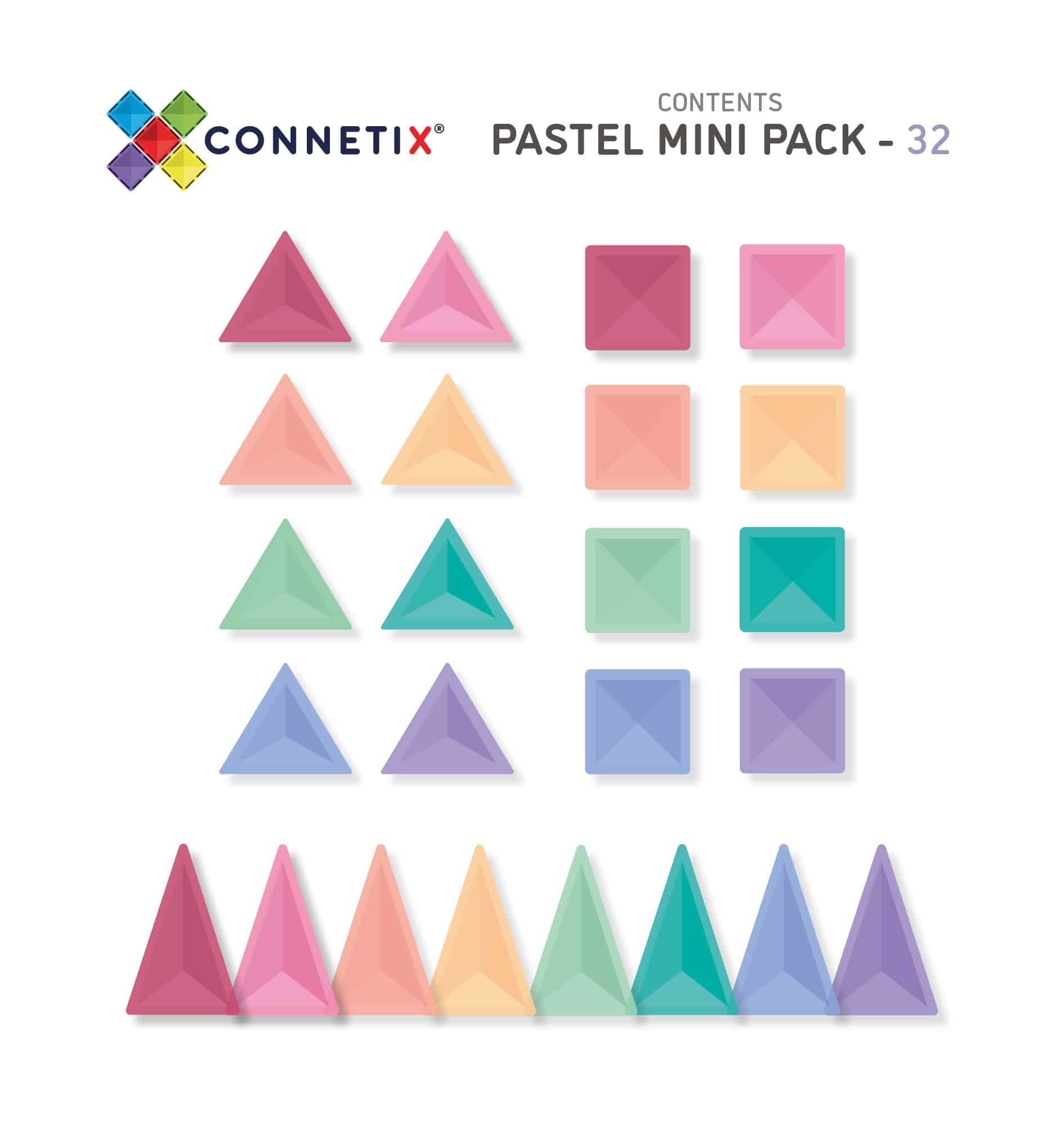 Pastel Mini Pack - 32 delig