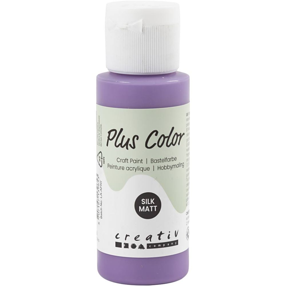 Plus Color Acrylverf, 25+ kleuren, 60ml/fles