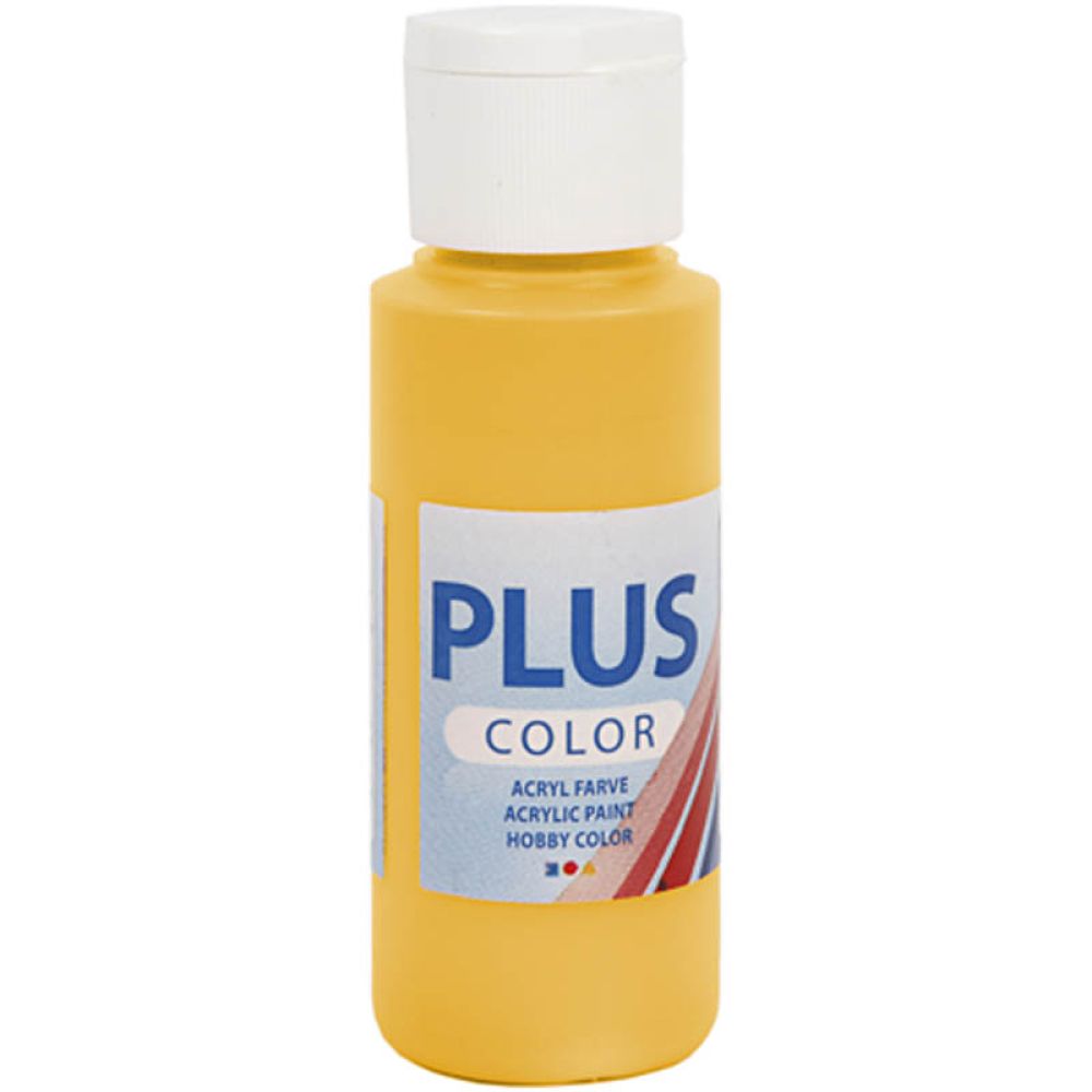 Plus Color Acrylverf, 25+ kleuren, 60ml/fles