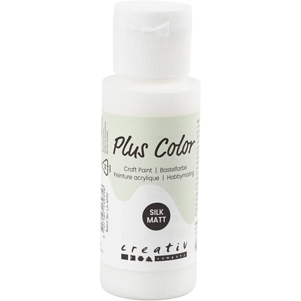 Plus Color Acrylverf, 25+ kleuren, 60ml/fles