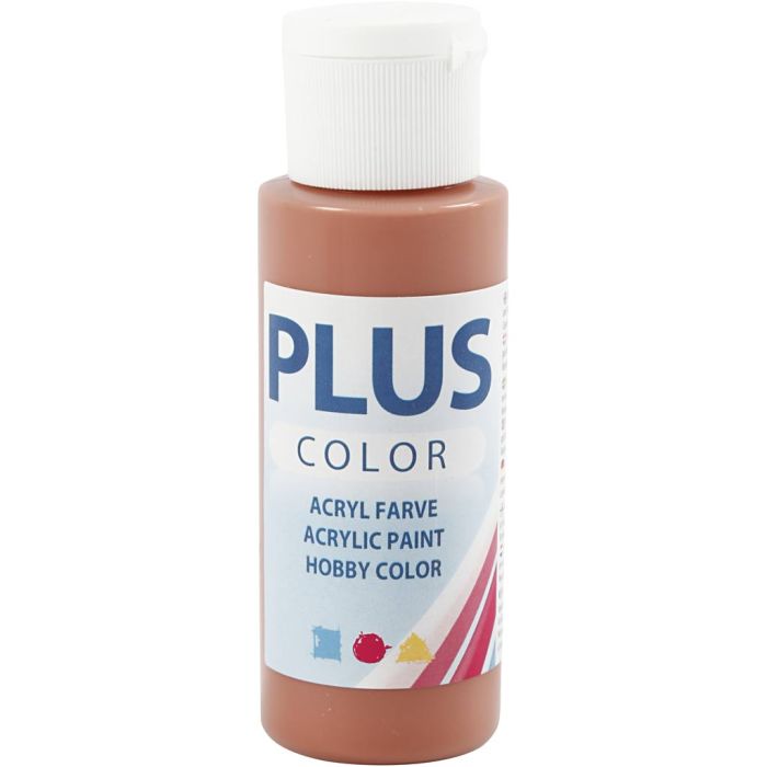 Plus Color Acrylverf, 25+ kleuren, 60ml/fles