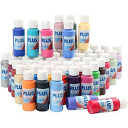Plus Color Acrylverf, 25+ kleuren, 60ml/fles