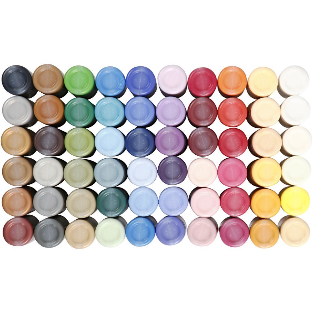 Plus Color Acrylverf, 25+ kleuren, 60ml/fles