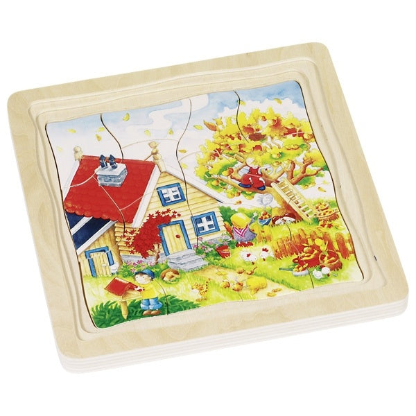 4 lagen puzzel - Seizoenen