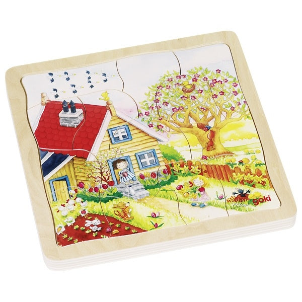 4 lagen puzzel - Seizoenen