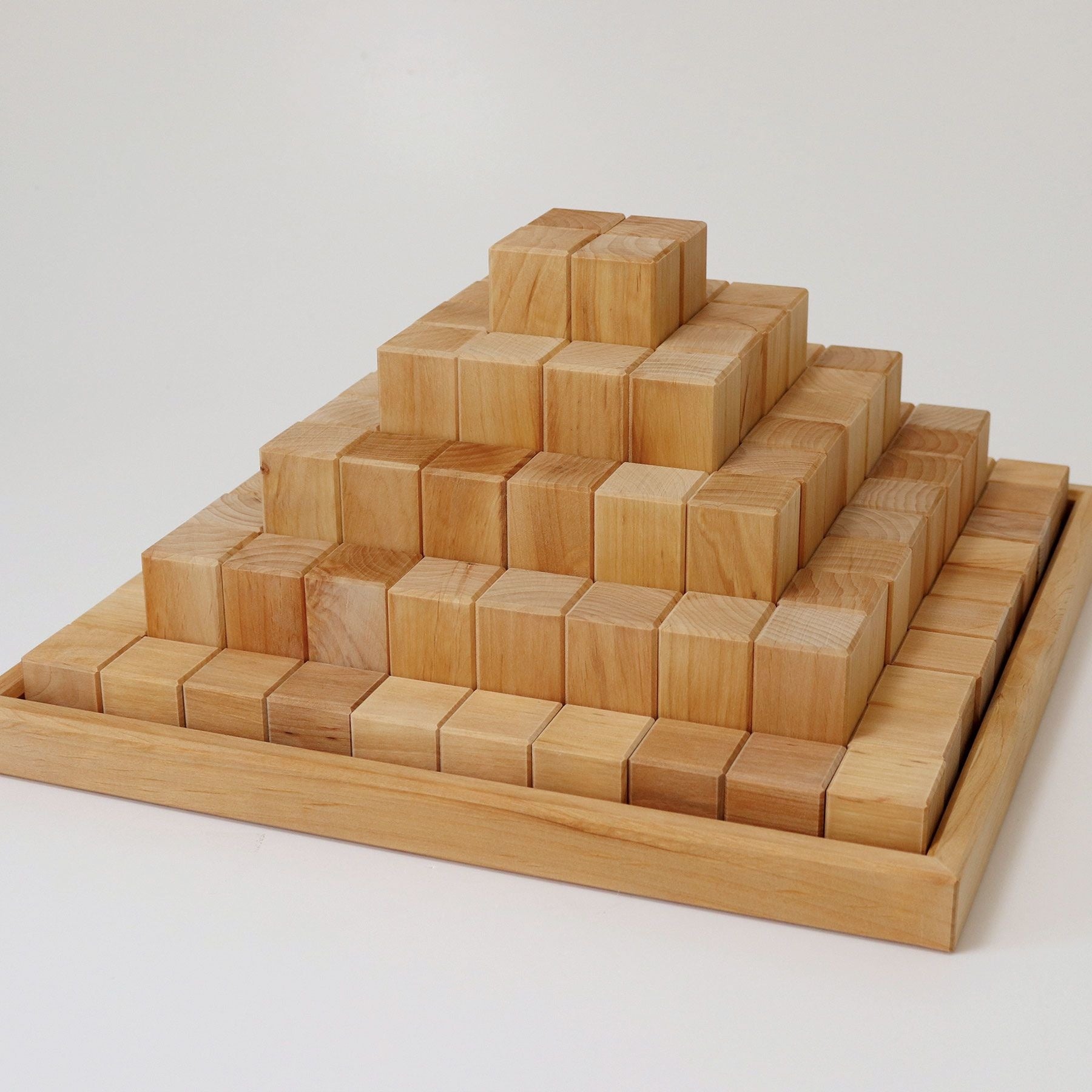 Bouwset Grote Piramide naturel