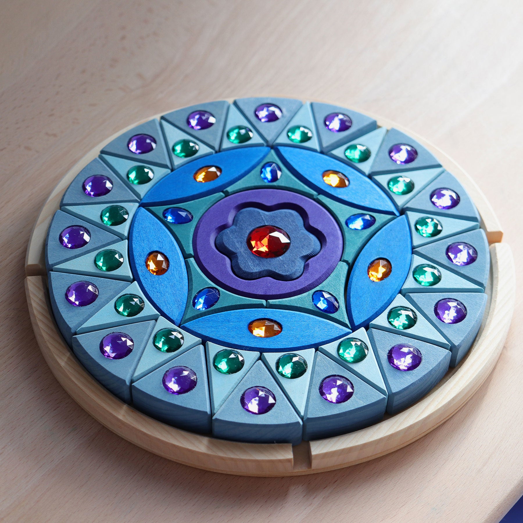 Kleine glitter mandala