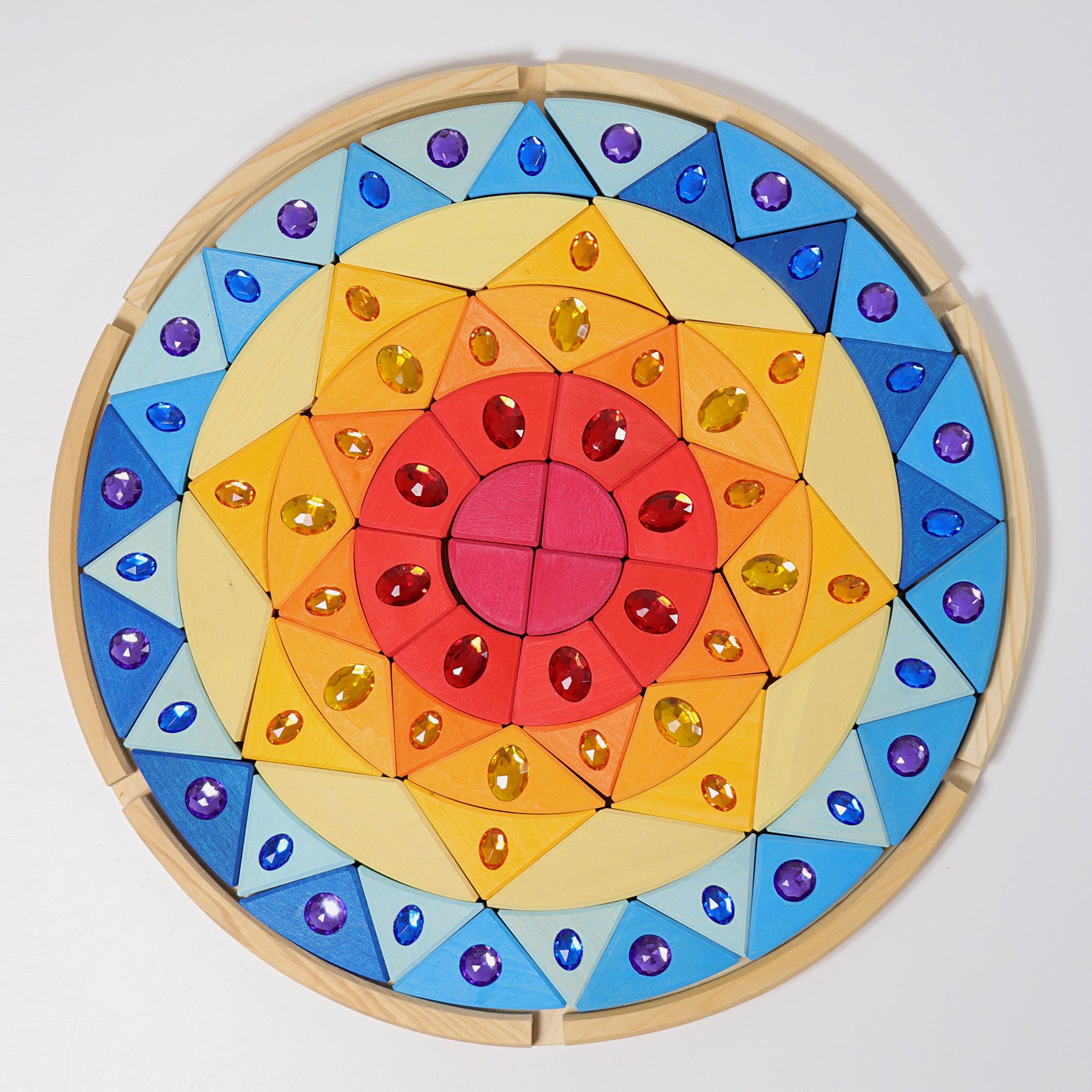 Glitter mandala Zon