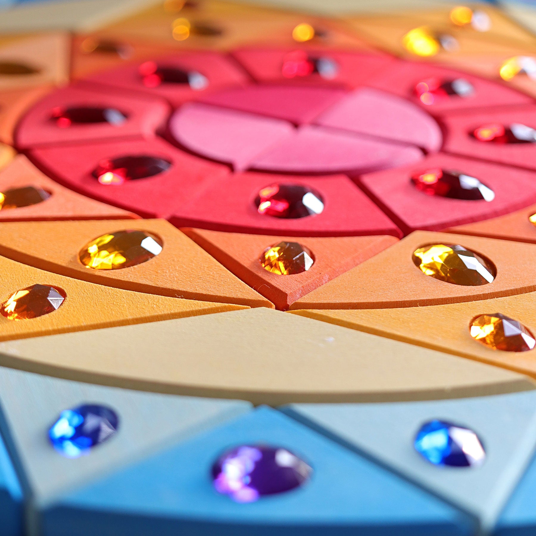Glitter mandala Zon