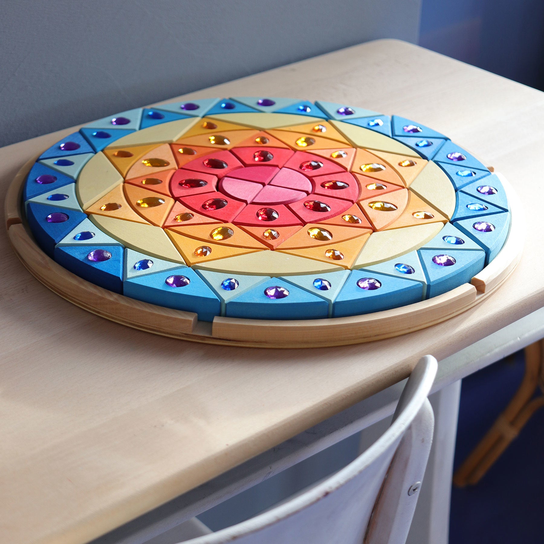 Glitter mandala Zon