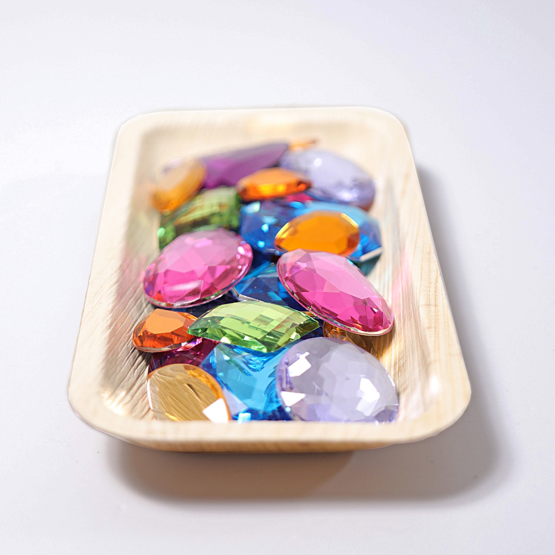 Grote glitterstenen (28 stuks)
