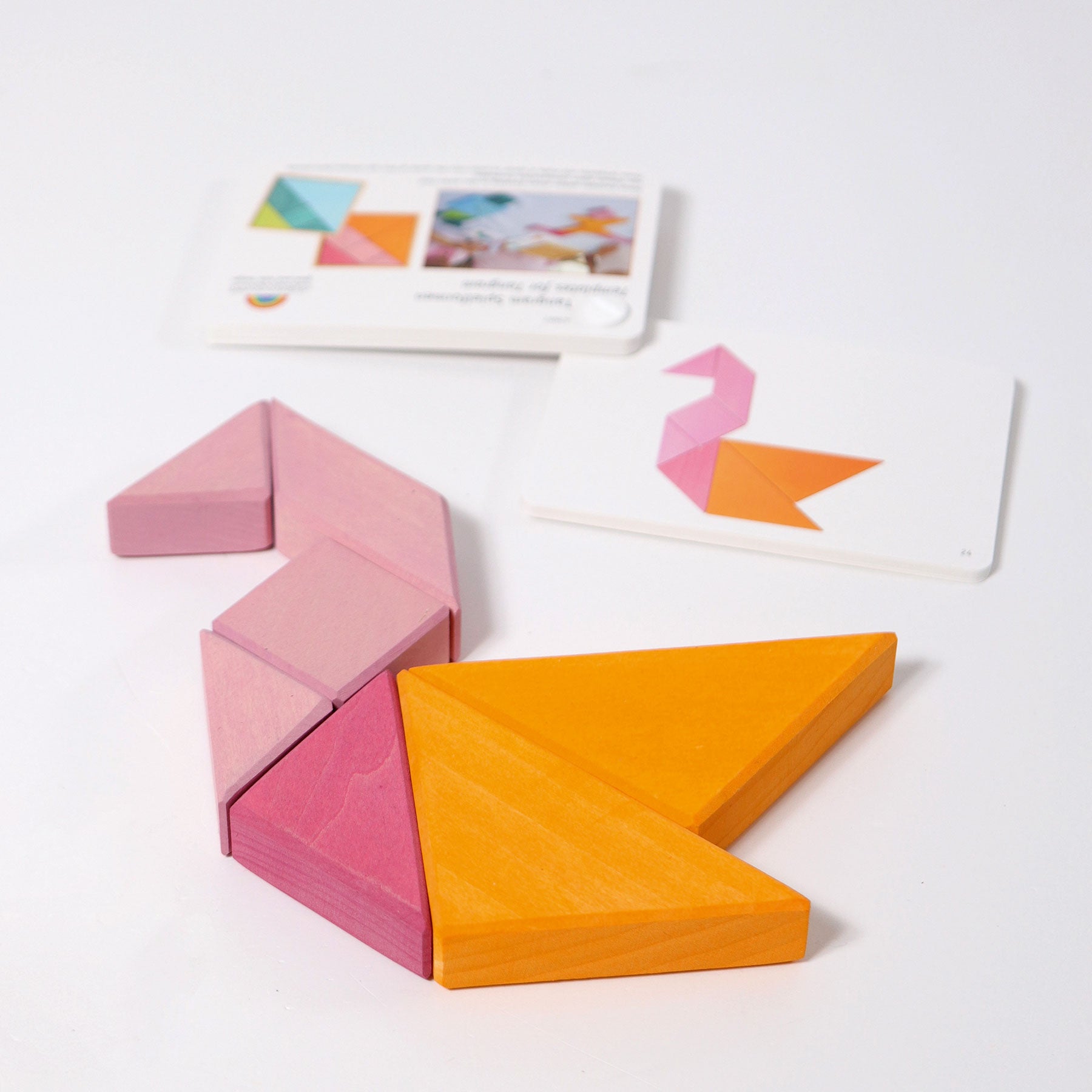 Tangram roze/oranje