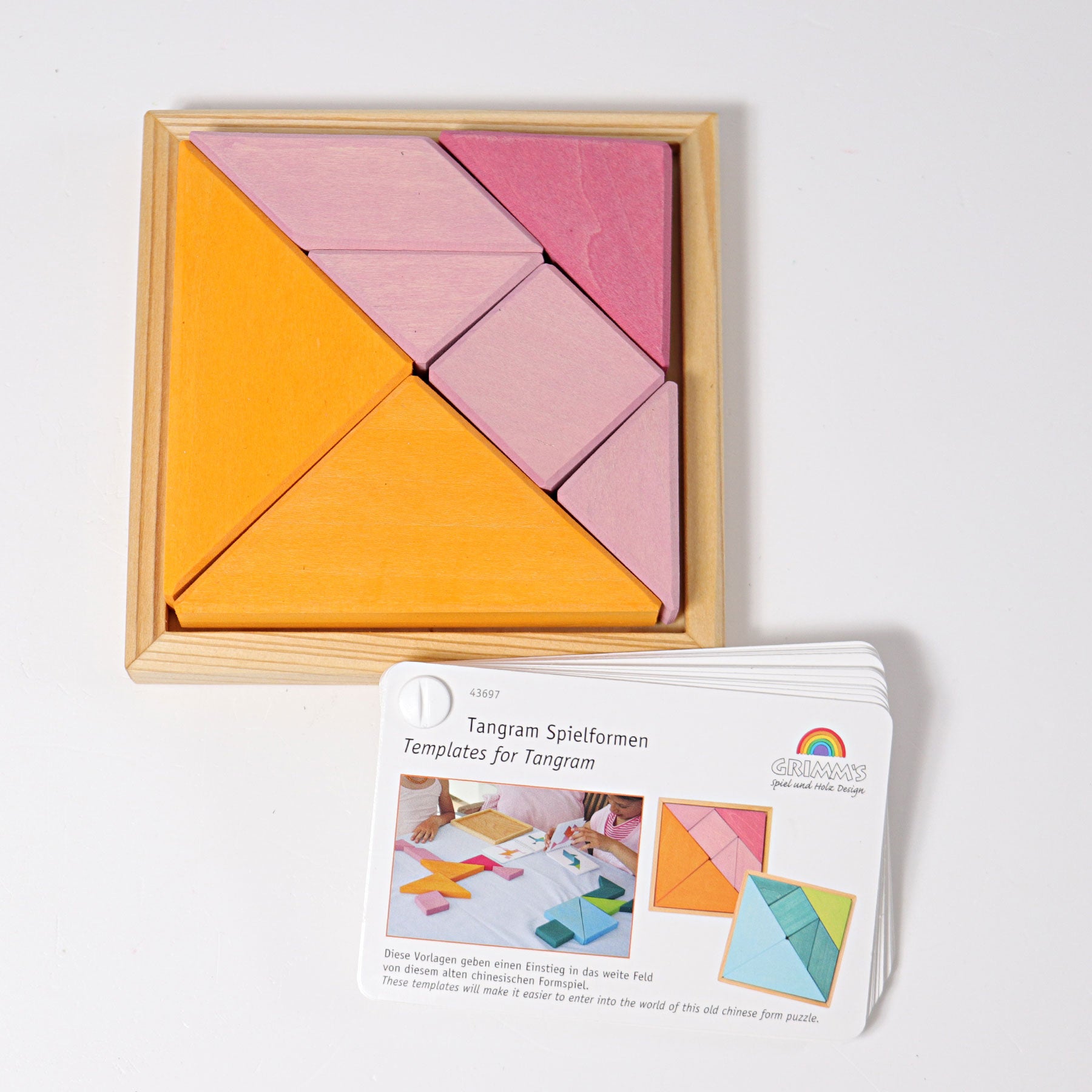 Tangram roze/oranje