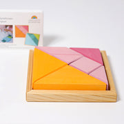 Tangram roze/oranje