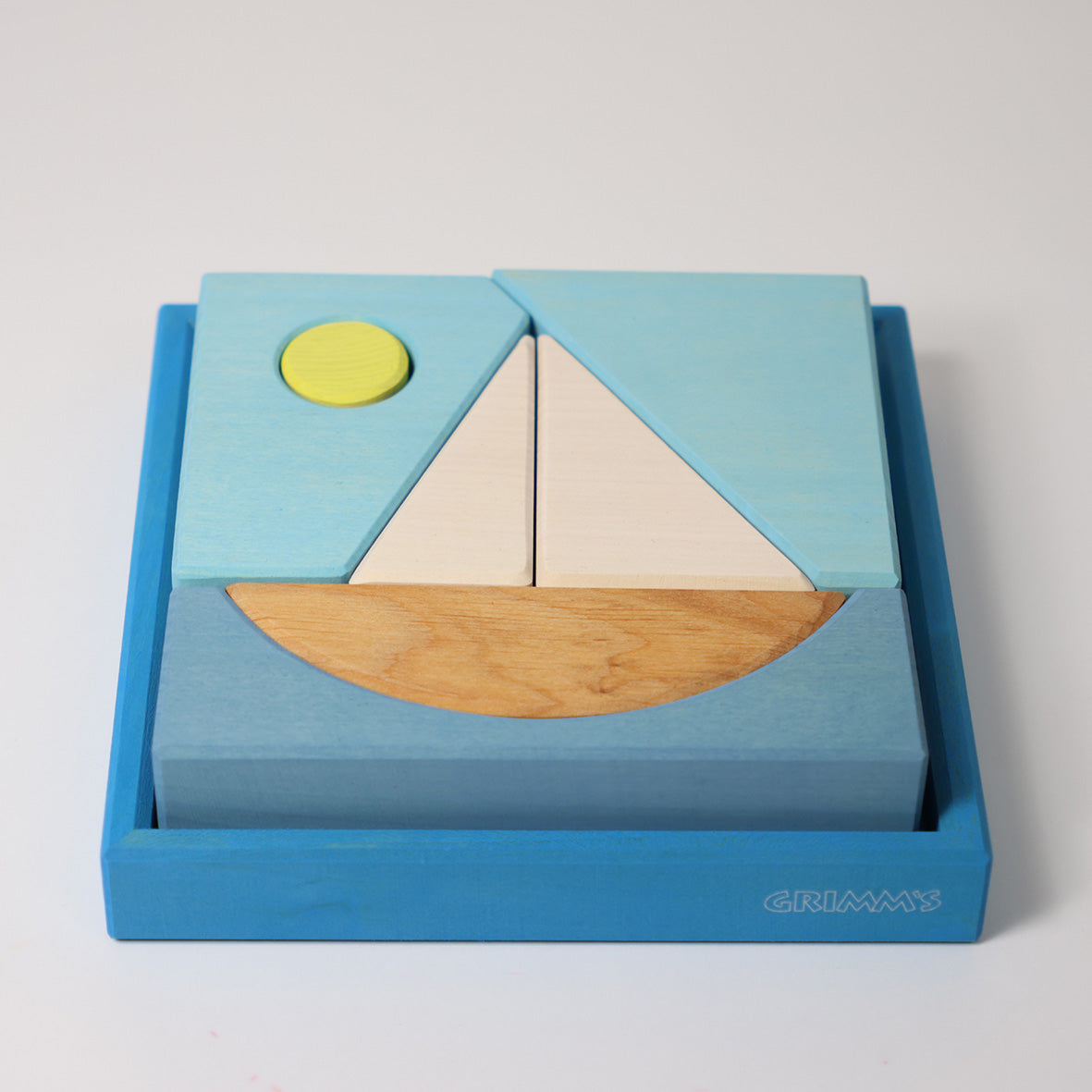 Bouwset - Puzzel Blauw