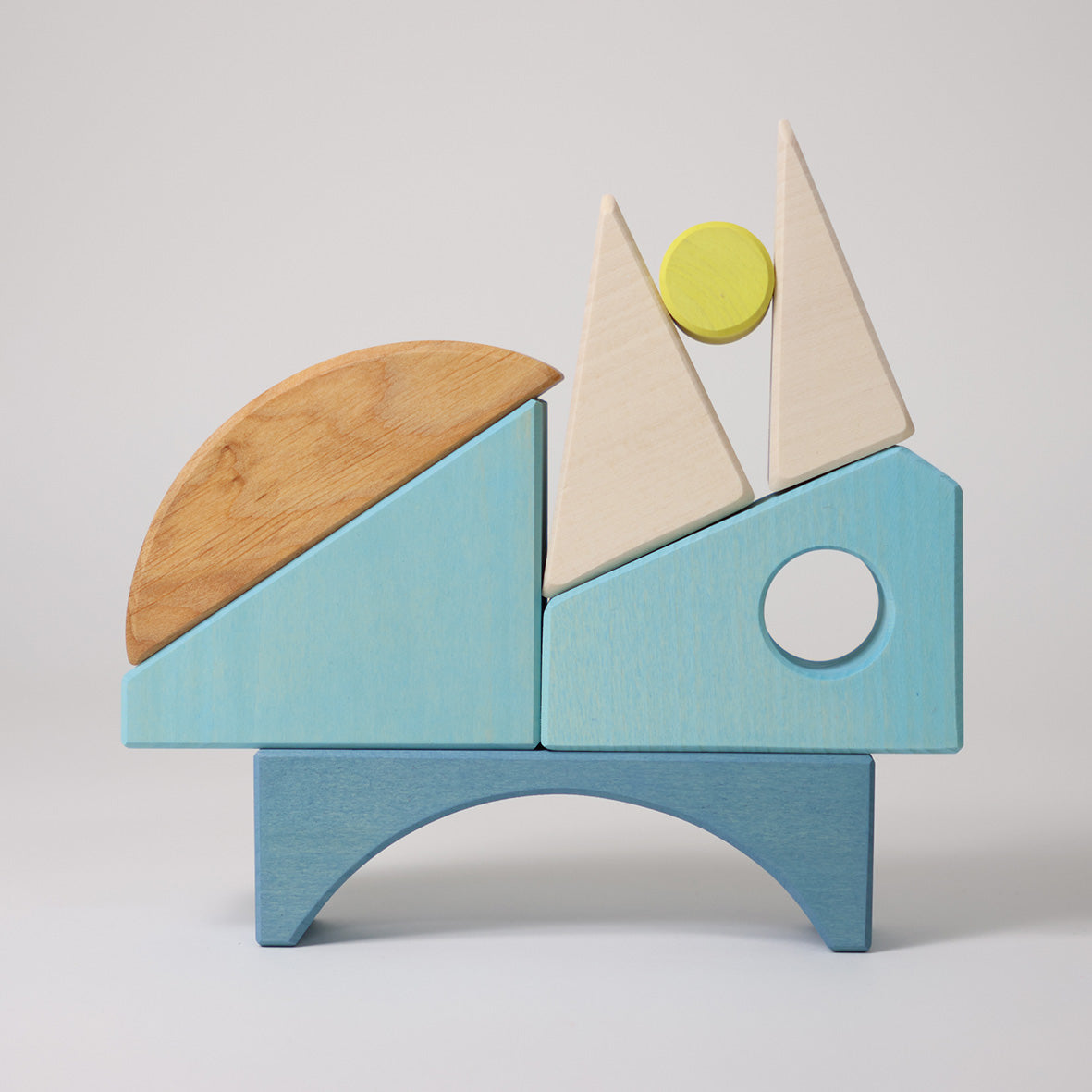Bouwset - Puzzel Blauw