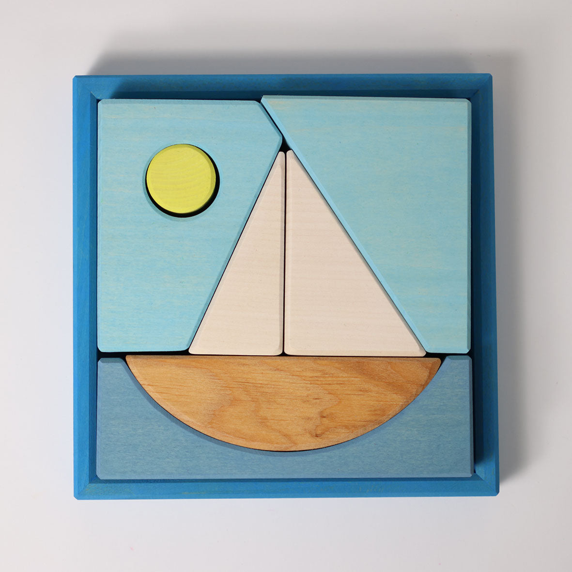 Bouwset - Puzzel Blauw