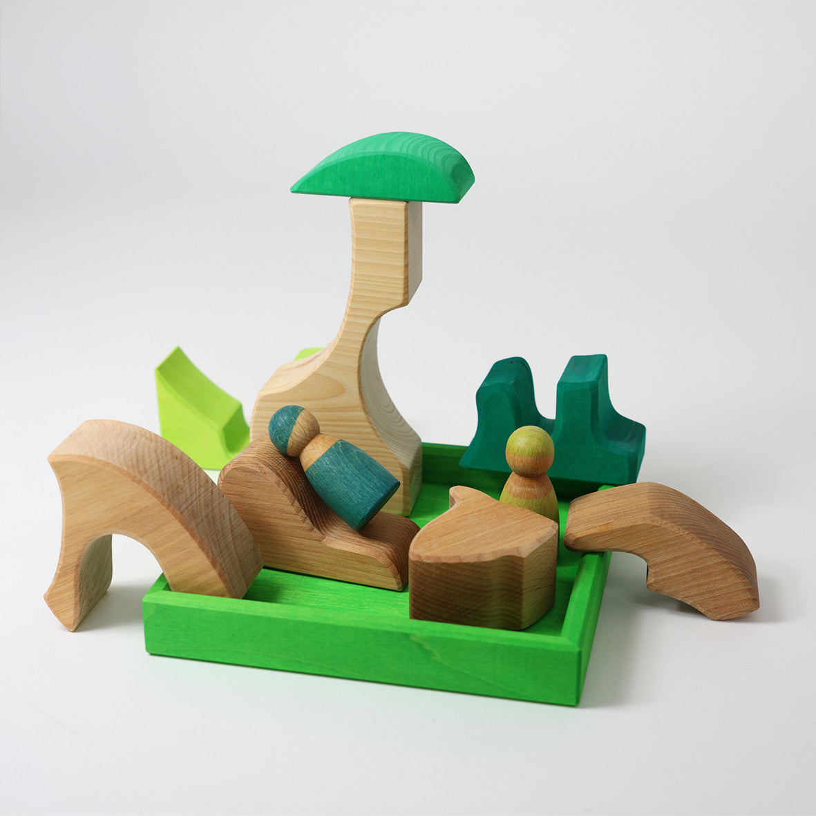 Bouwset - Puzzel Groen