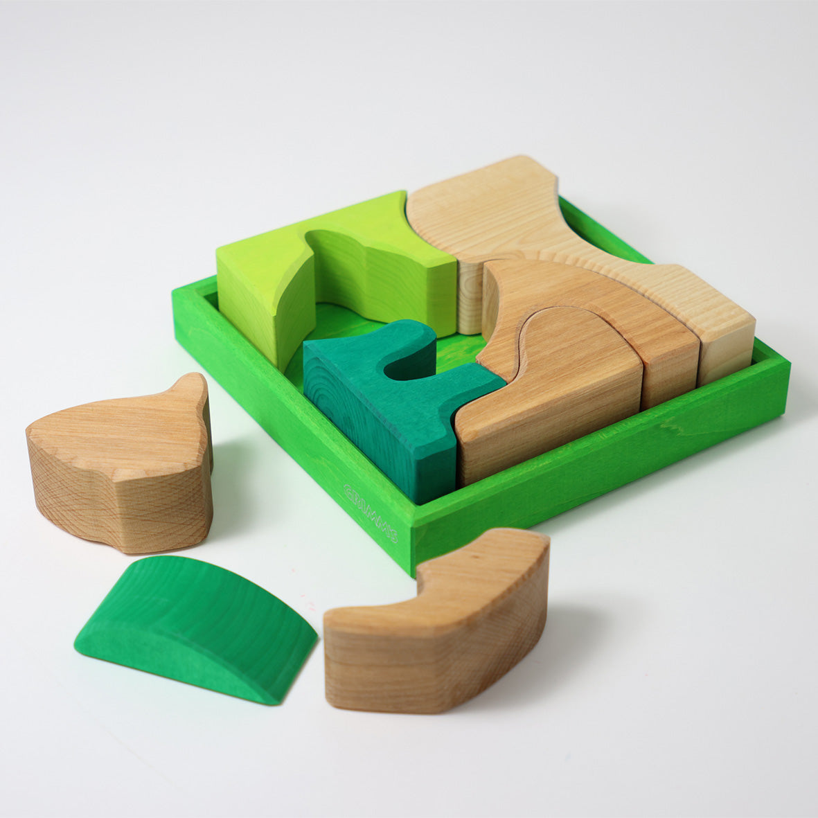 Bouwset - Puzzel Groen