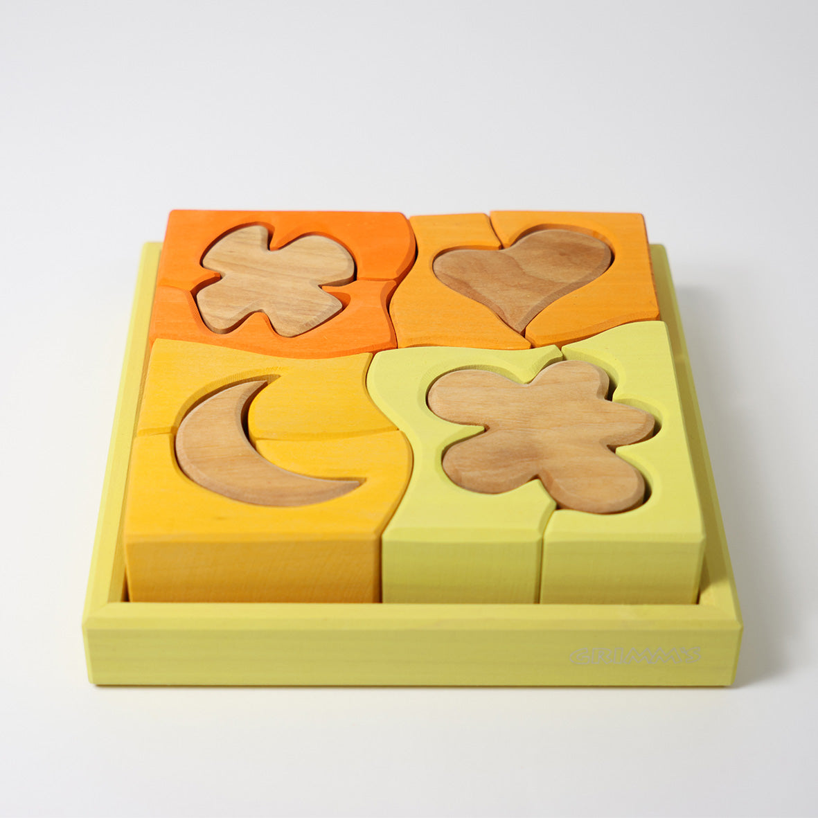 Bouwset - Puzzel Geel