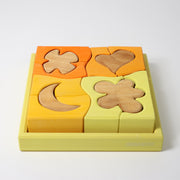 Bouwset - Puzzel Geel