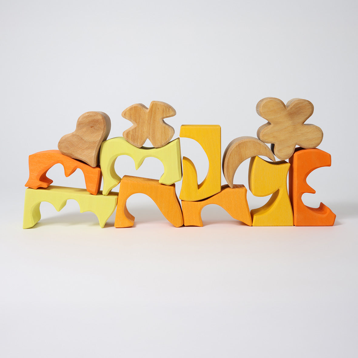Bouwset - Puzzel Geel