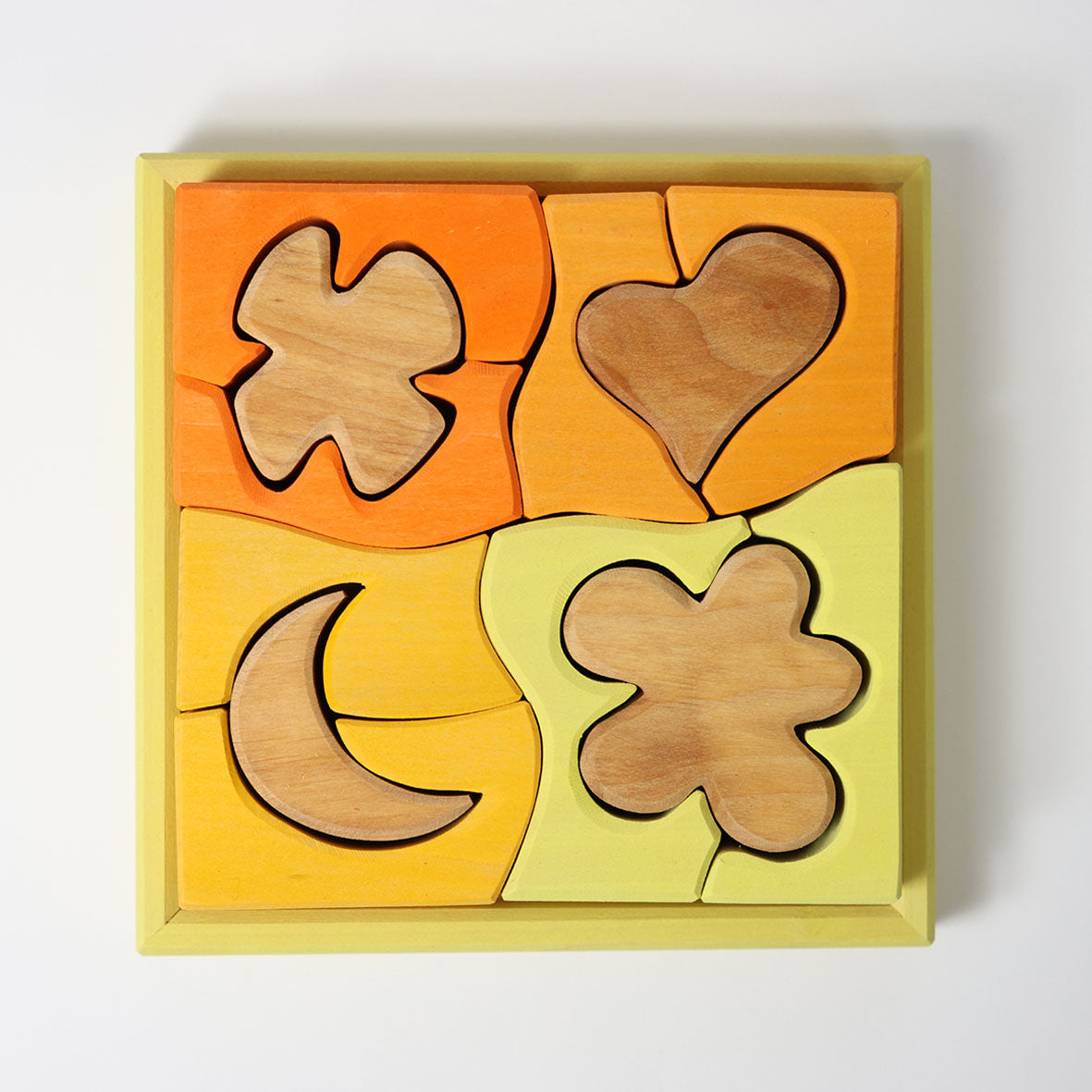 Bouwset - Puzzel Geel