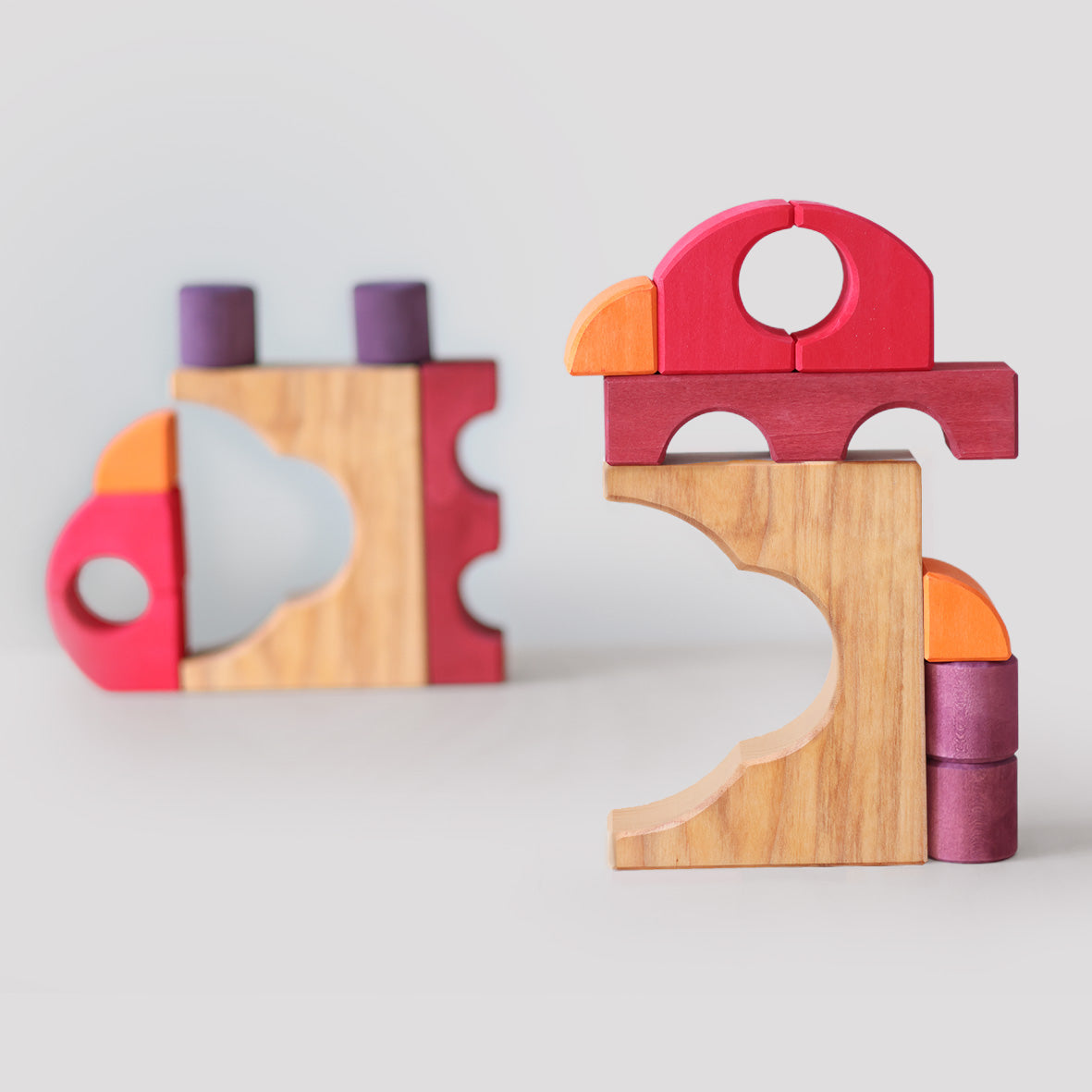 Bouwset - Puzzel Rood