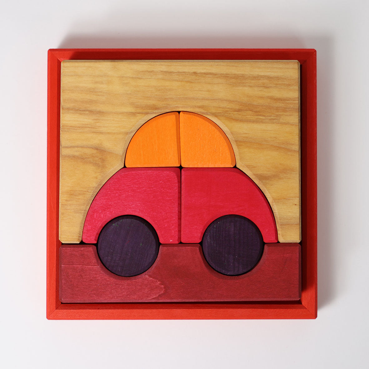 Bouwset - Puzzel Rood