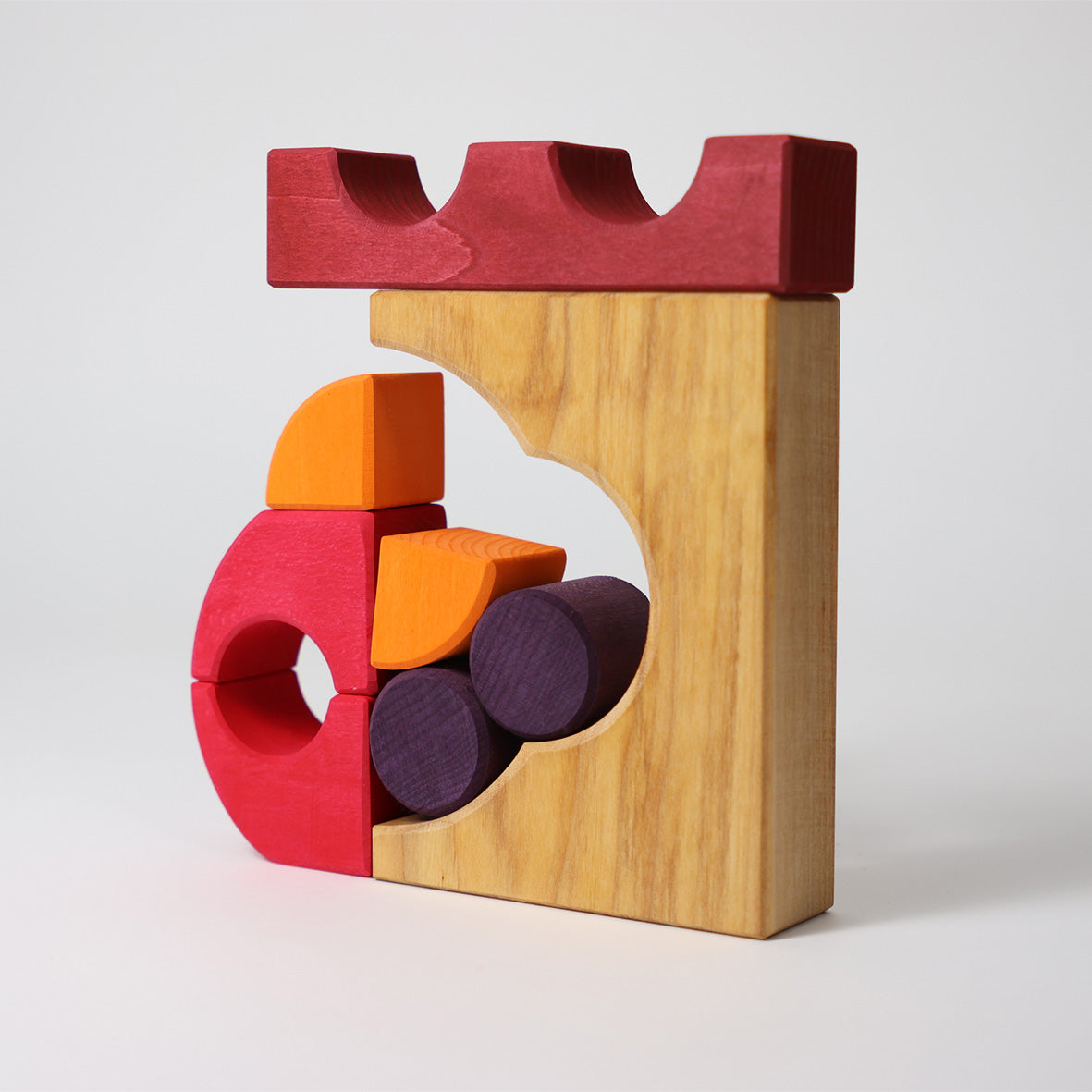 Bouwset - Puzzel Rood